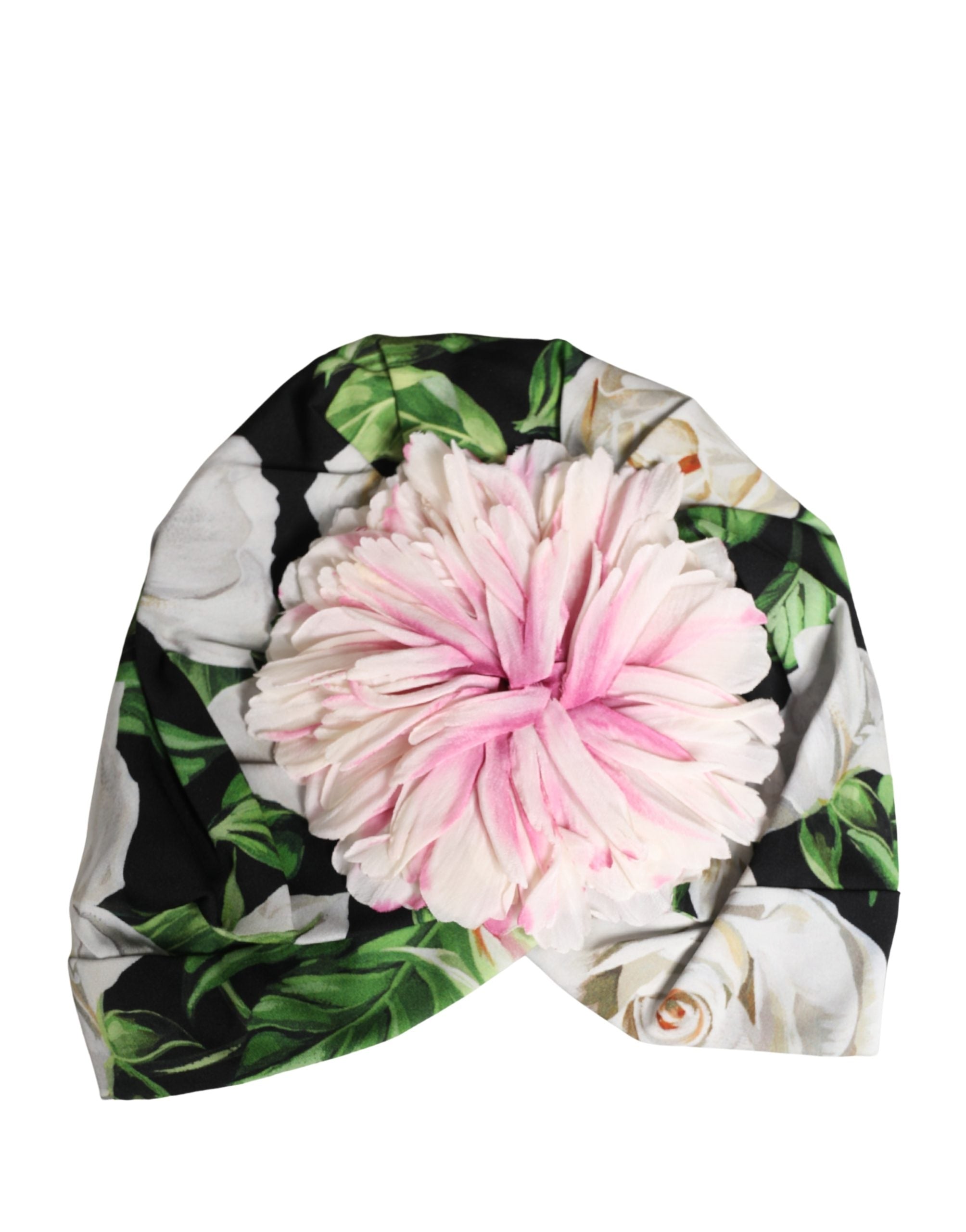 Dolce & Gabbana Women's Black Floral Print Turban-2