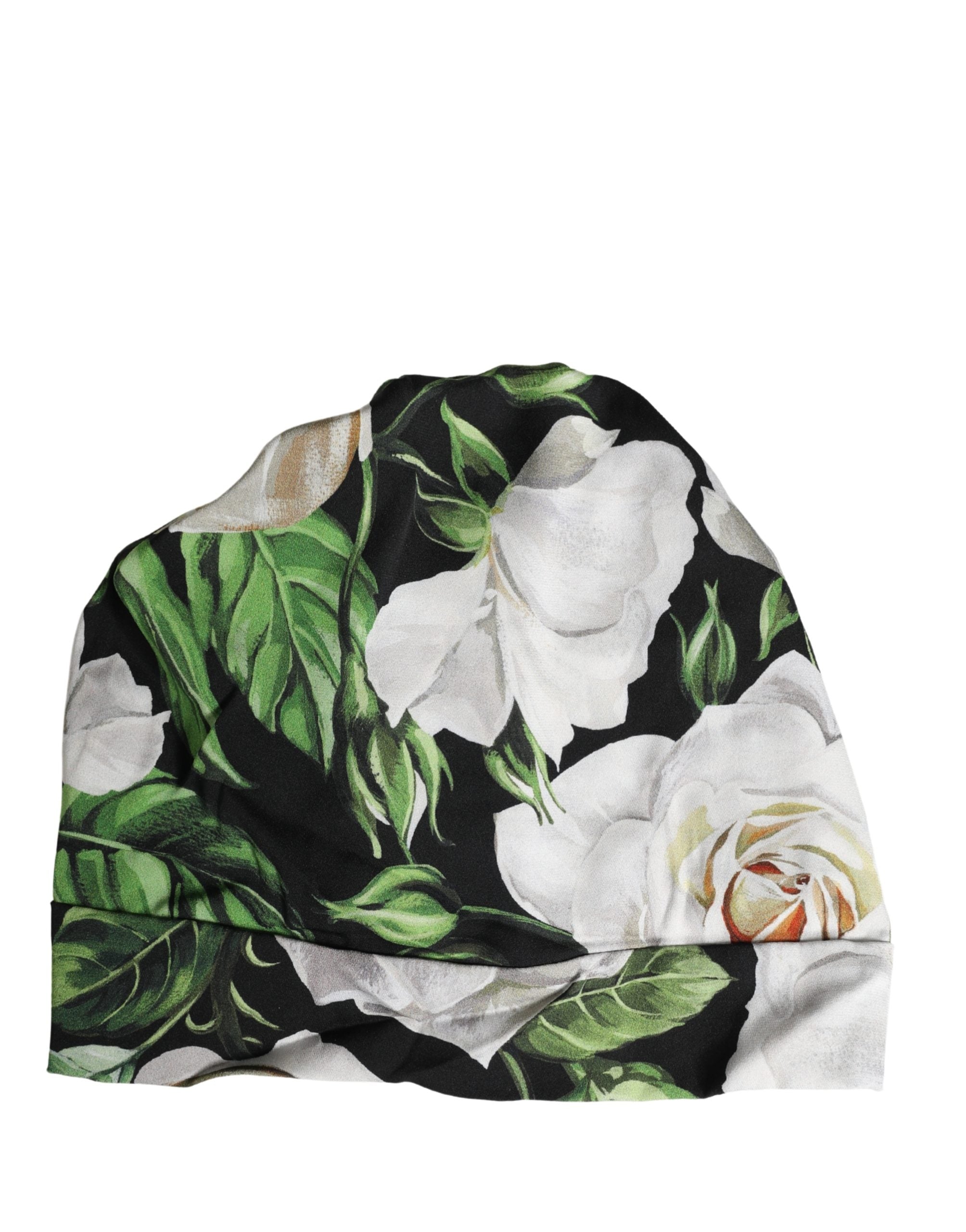 Dolce & Gabbana Women's Black Floral Print Turban-4