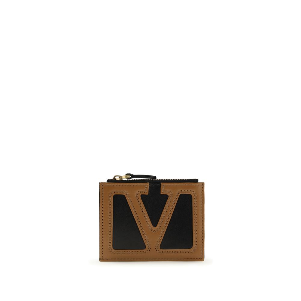 Valentino Garavani Black Calfskin Bos Taurus Wallet-1