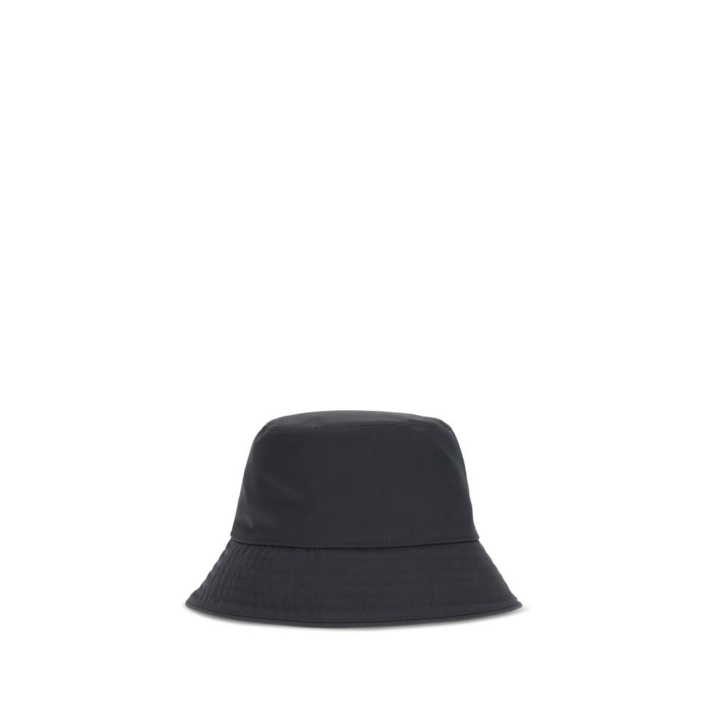 Moncler Blauer Baumwoll-Eimerhut-2