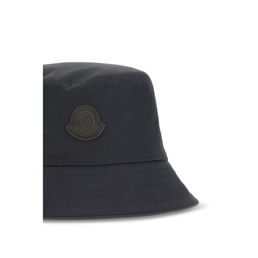 Moncler Blauer Baumwoll-Eimerhut-3