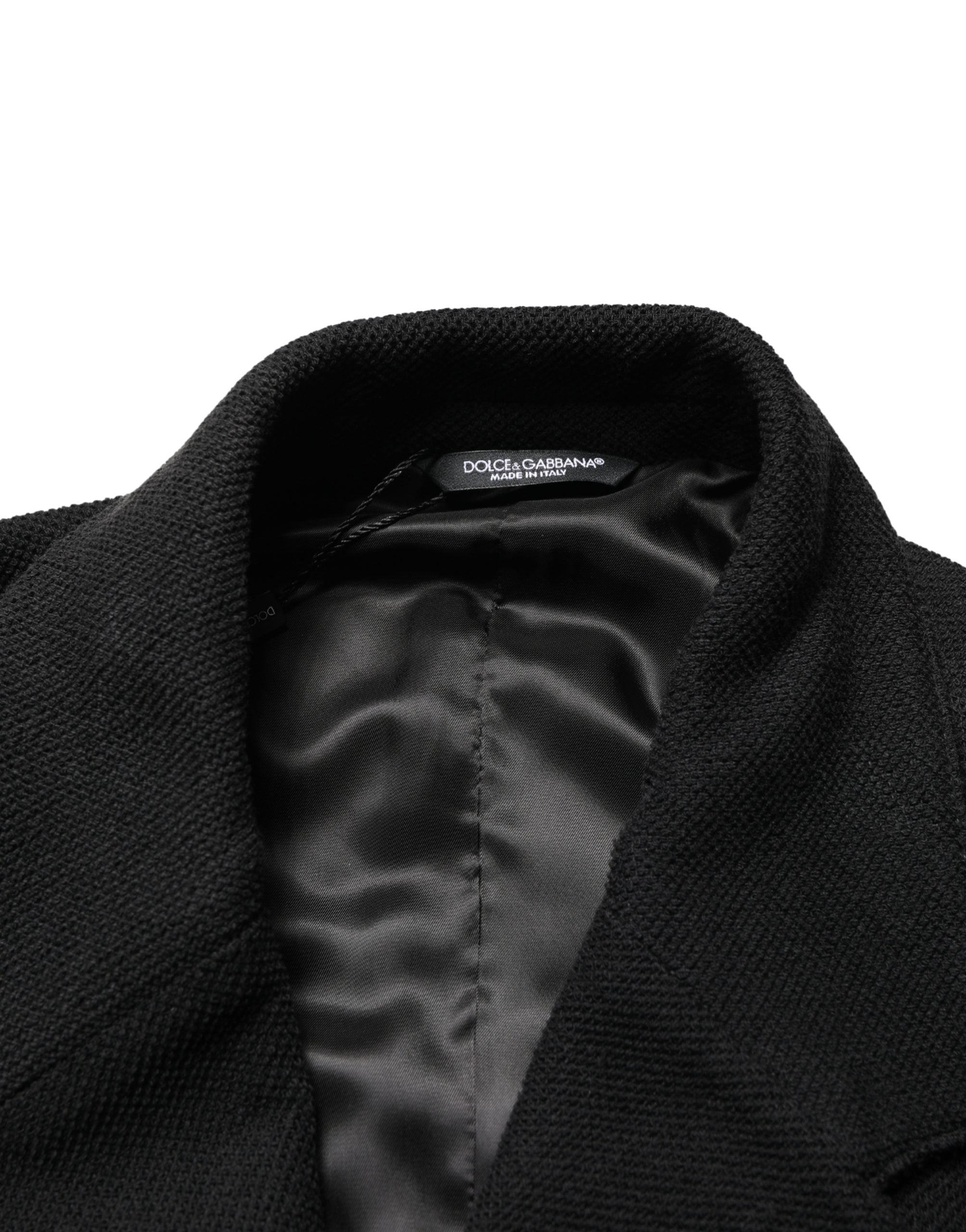 Dolce & Gabbana Black Double-Breasted 2-Button Suit Jacket-7