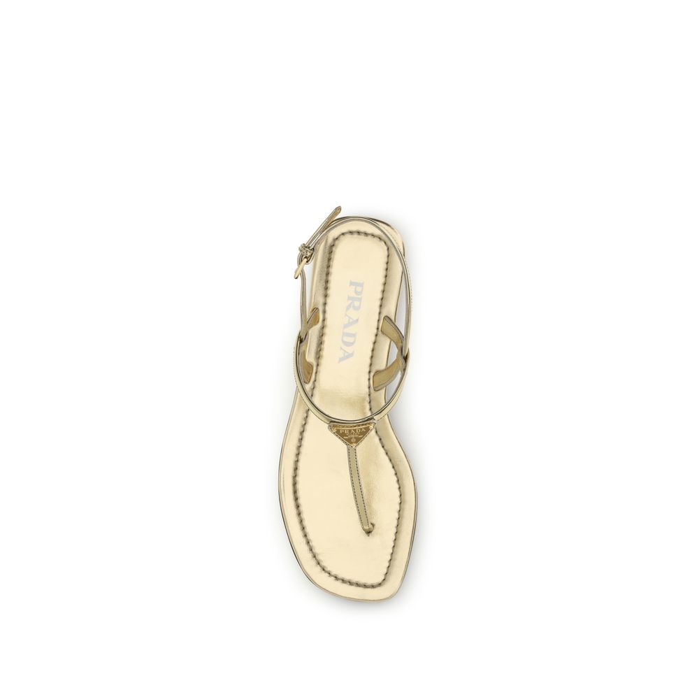 Prada sandals in silver calfskin leather Bos Taurus-4