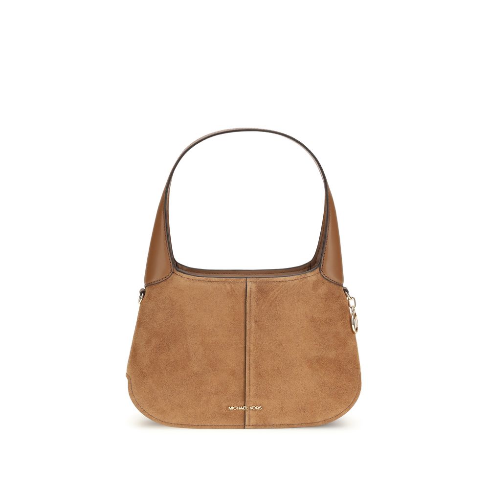 Michael Kors Beige Calf Leather Bos Taurus Shoulder Bag-1