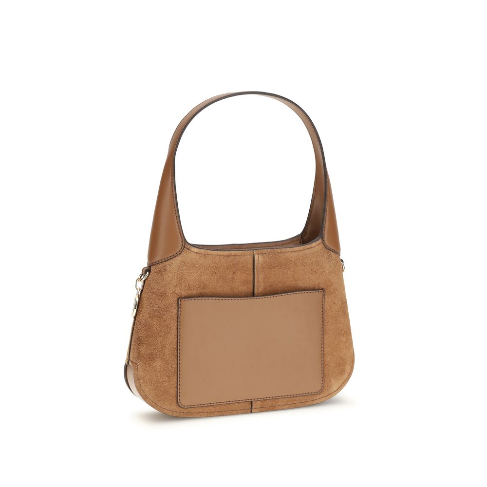 Michael Kors Beige Calf Leather Bos Taurus Shoulder Bag-3