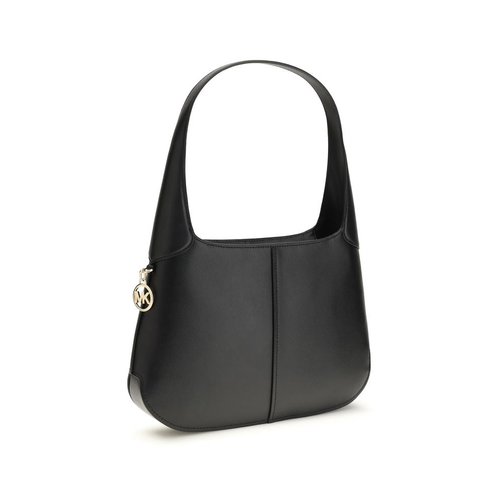 Michael Kors Black Bos Taurus Calfskin Shoulder Bag-3