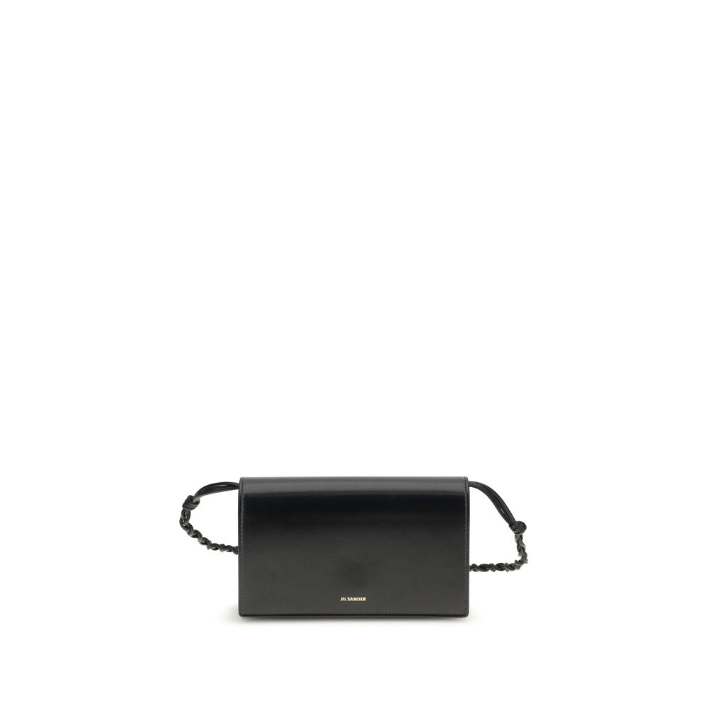 Jil Sander Black Calfskin Bos Taurus Wallet-1