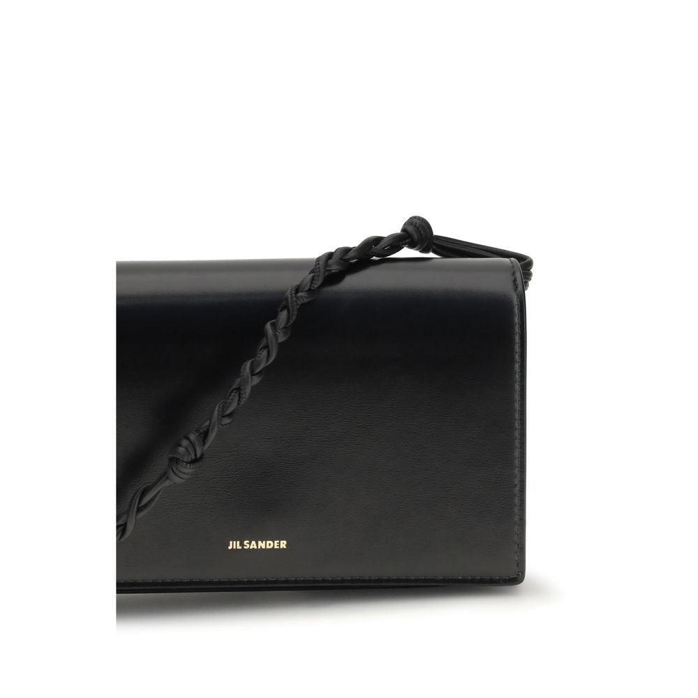 Jil Sander Black Calfskin Bos Taurus Wallet-4