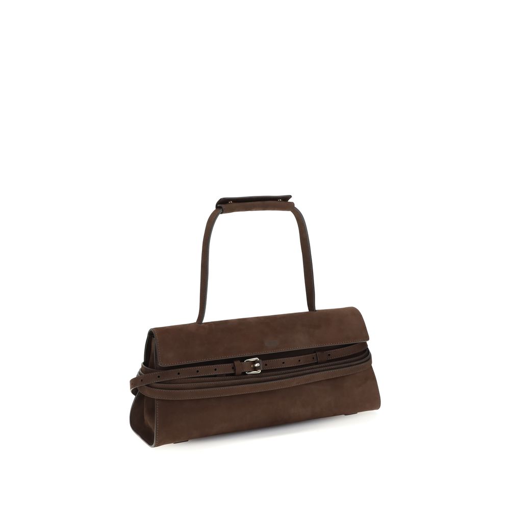 Moschino Brown Calfskin Bos Taurus Shoulder Bag-2