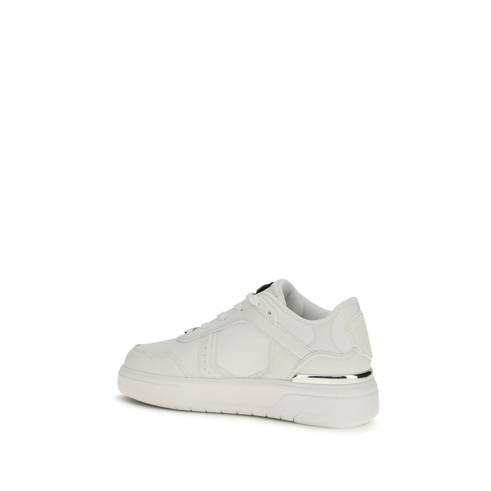Philipp Plein White Calfskin Bos Taurus Athletic Sneakers-3