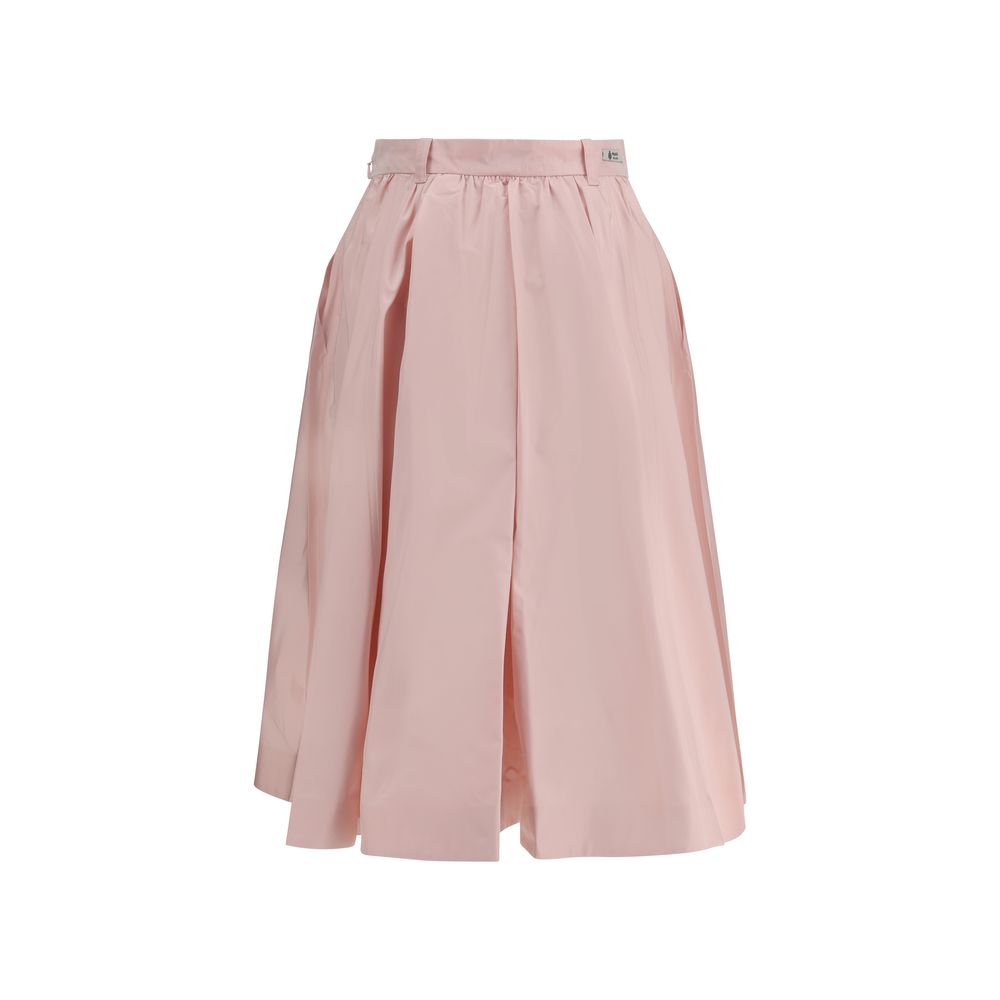 Prada Long Multicolor Silk Skirt-2