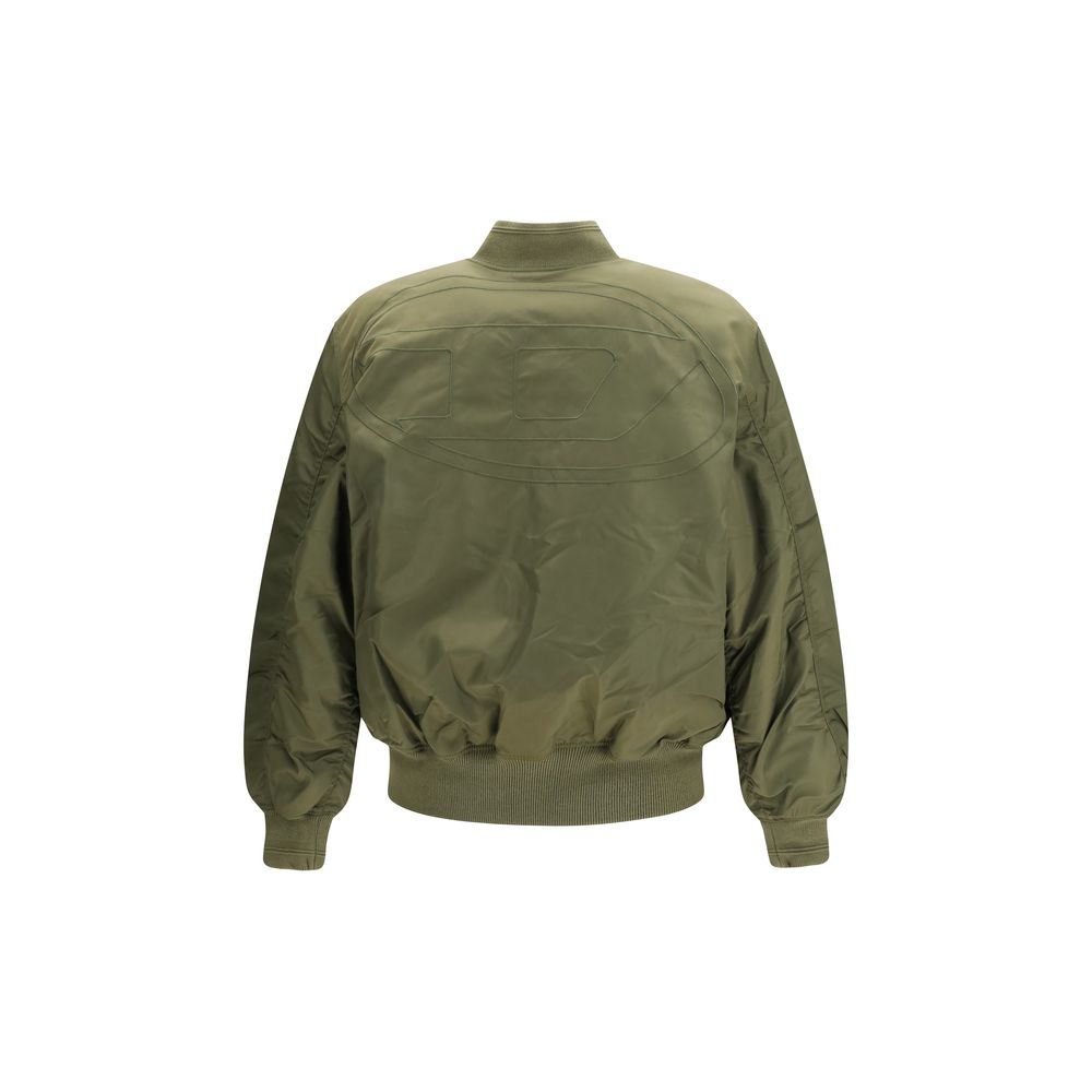 Diesel Two-Tone Polyamide Bomber Jacket-3