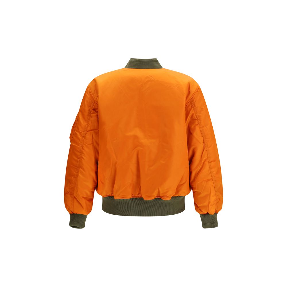 Diesel Two-Tone Polyamide Bomber Jacket-4