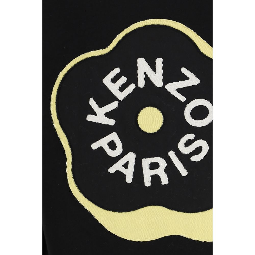 Kenzo Schwarzes Baumwoll-T-Shirt-3
