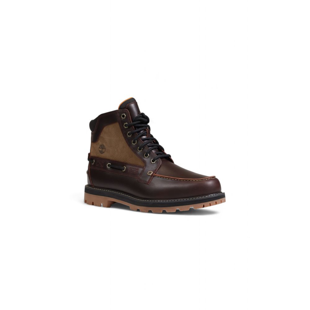 Timberland Braune Schnürstiefel aus biobasiertem Material-3