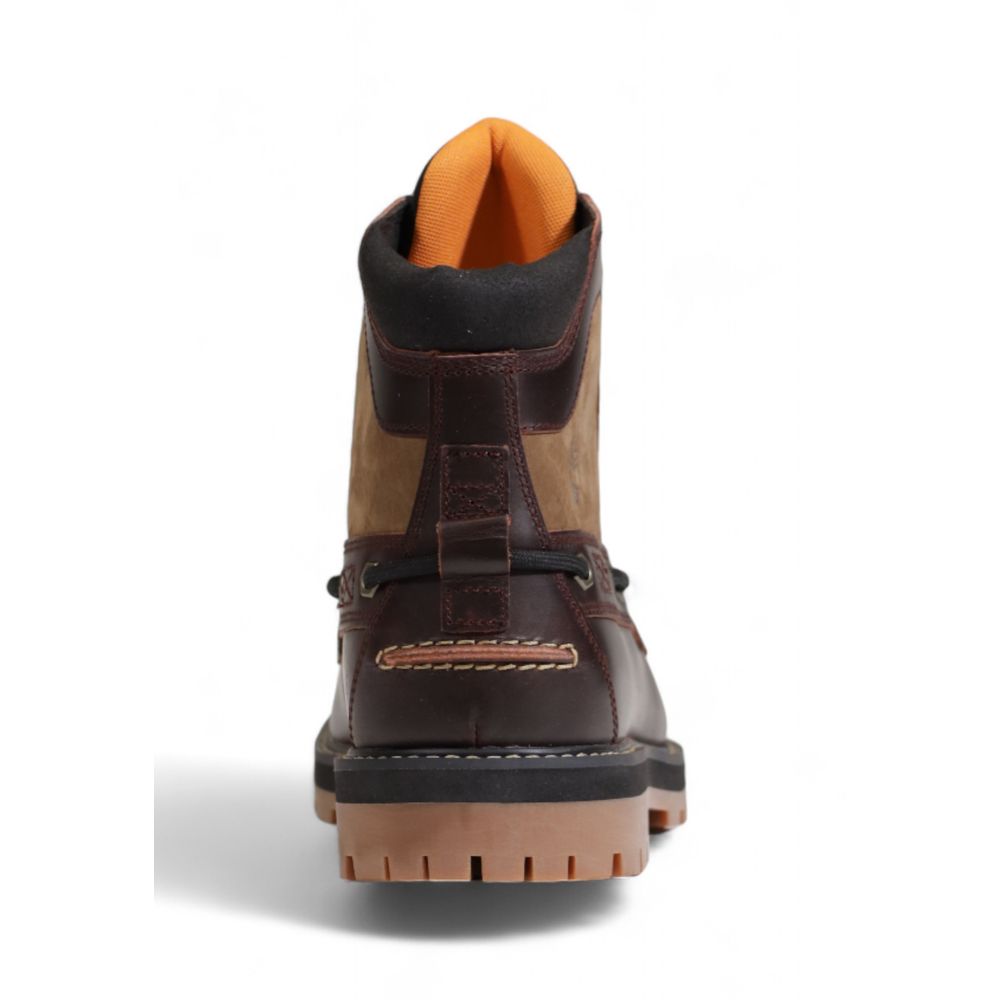Timberland Braune Schnürstiefel aus biobasiertem Material-4