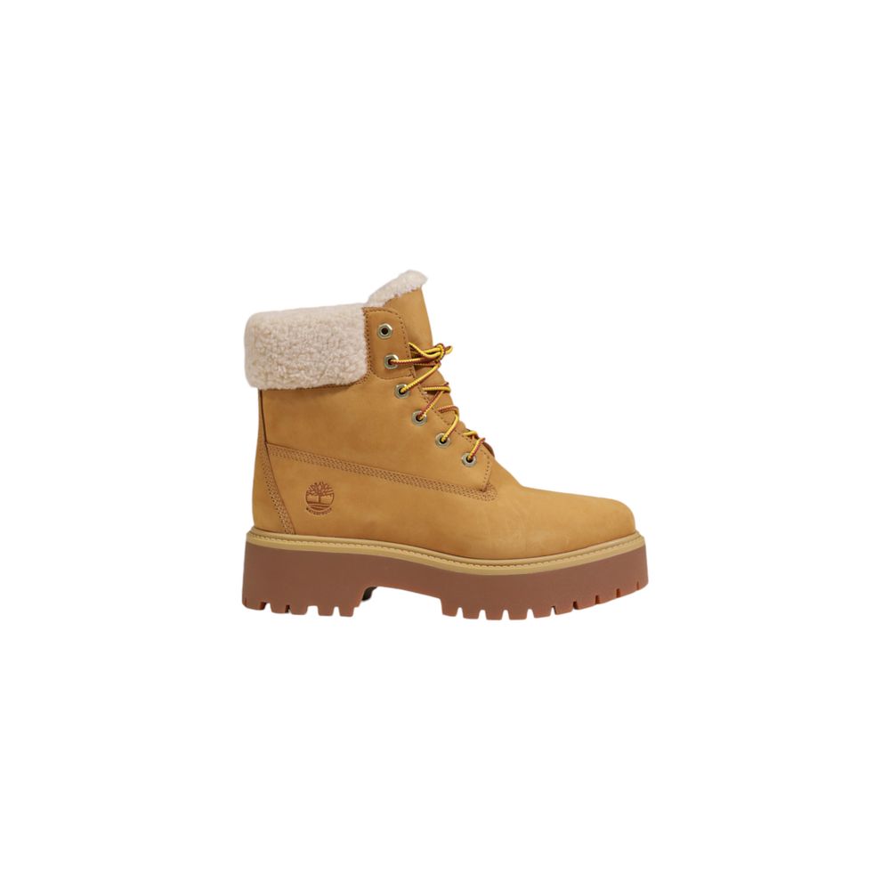 Timberland Beige Recycled Leather Schnürstiefel-1