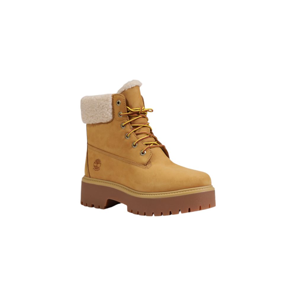 Timberland Beige Recycled Leather Schnürstiefel-2