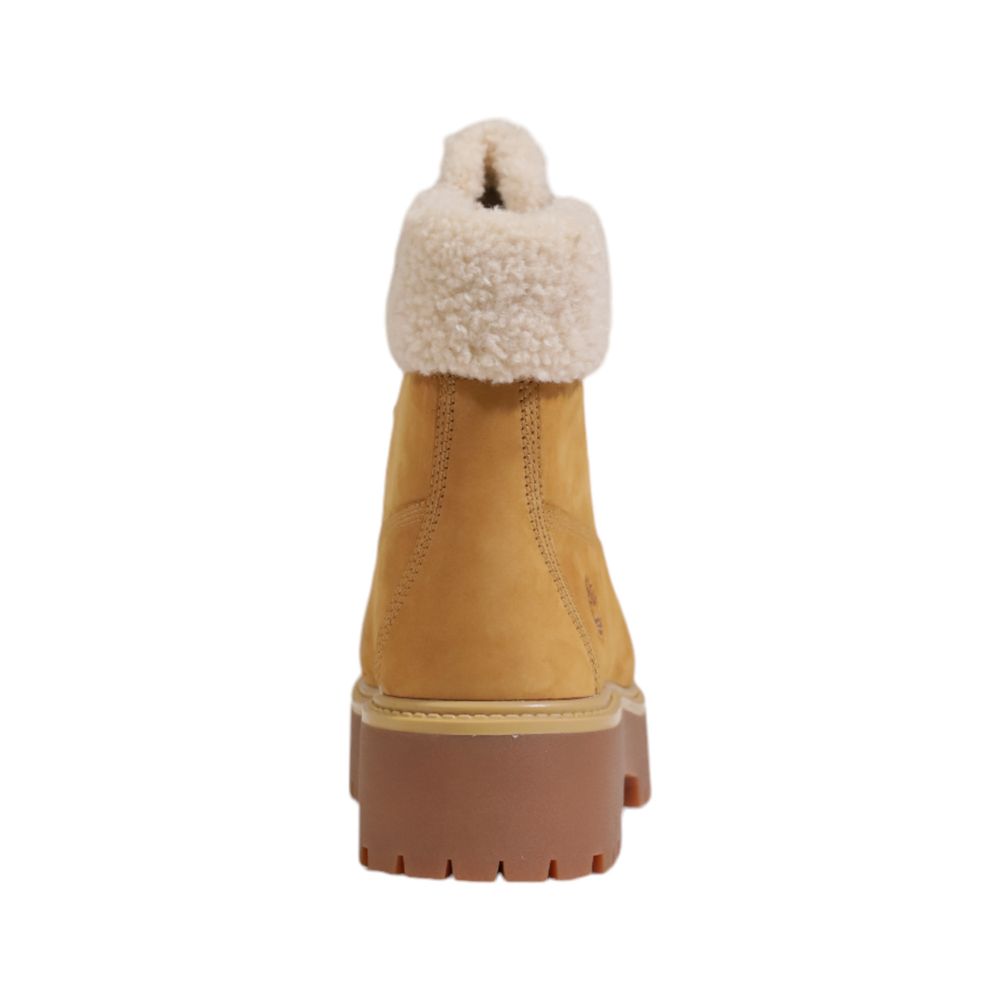 Timberland Beige Recycled Leather Schnürstiefel-4