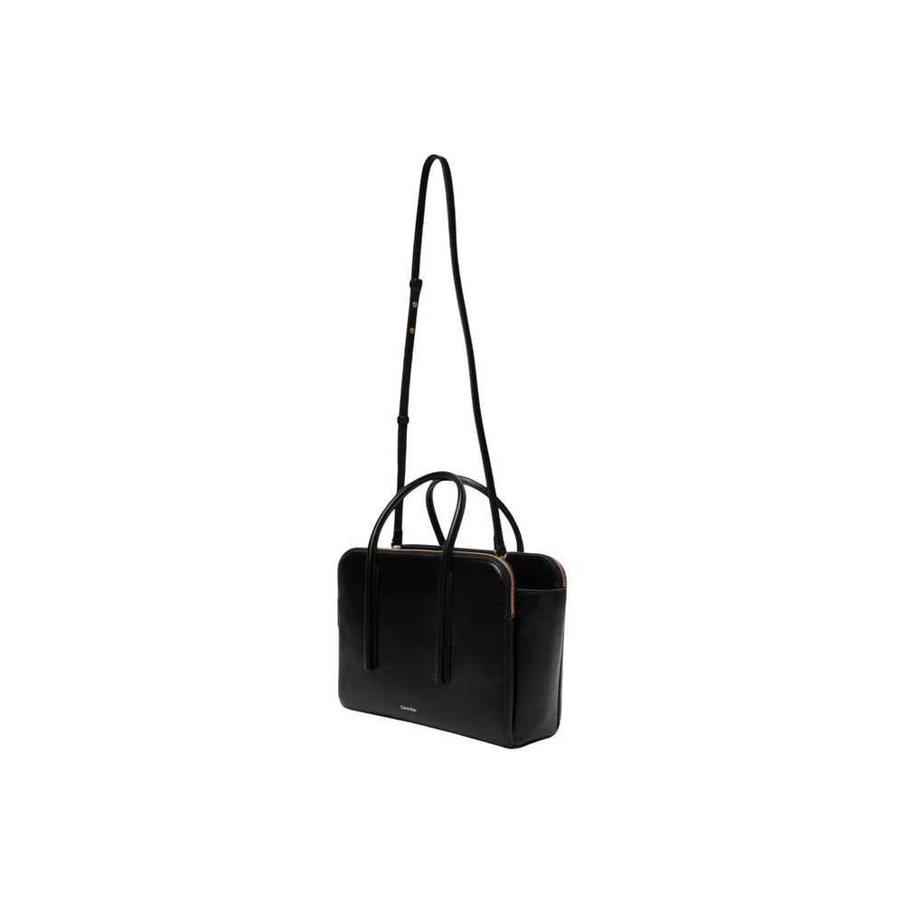 Calvin Klein Black Leather Handbag-4