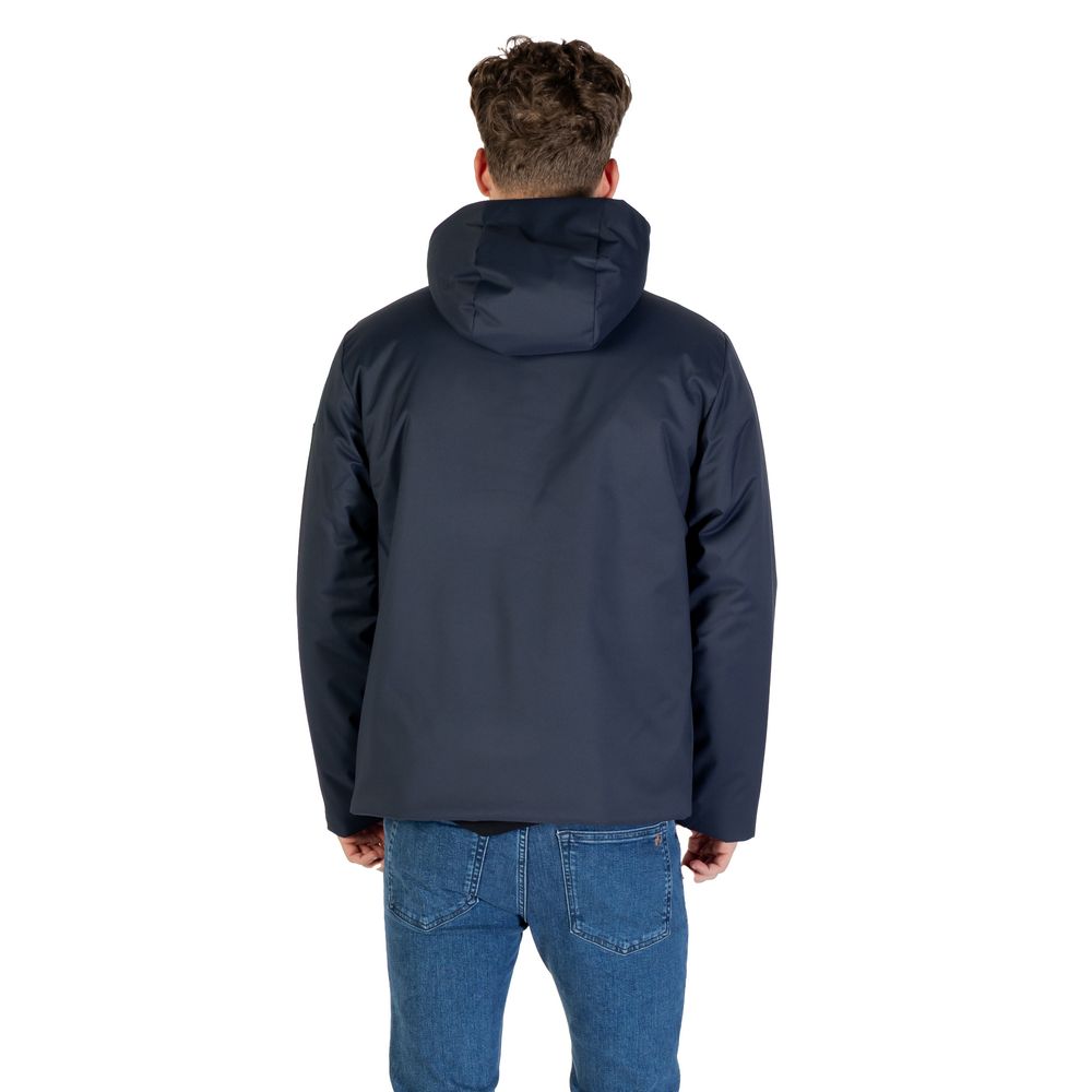 EA7 Emporio Armani Blauer Polyester-Mantel-2