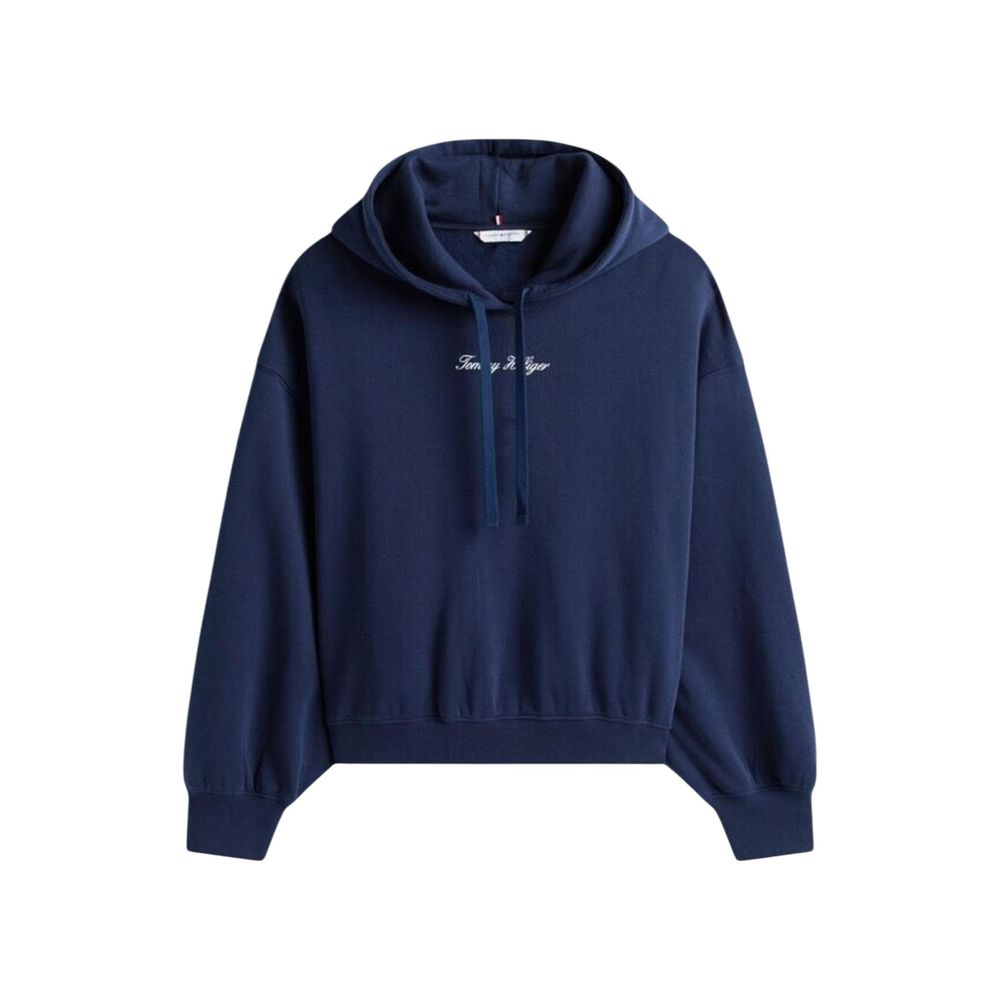 Tommy Hilfiger Blauer Hoodie aus recycelter Baumwolle