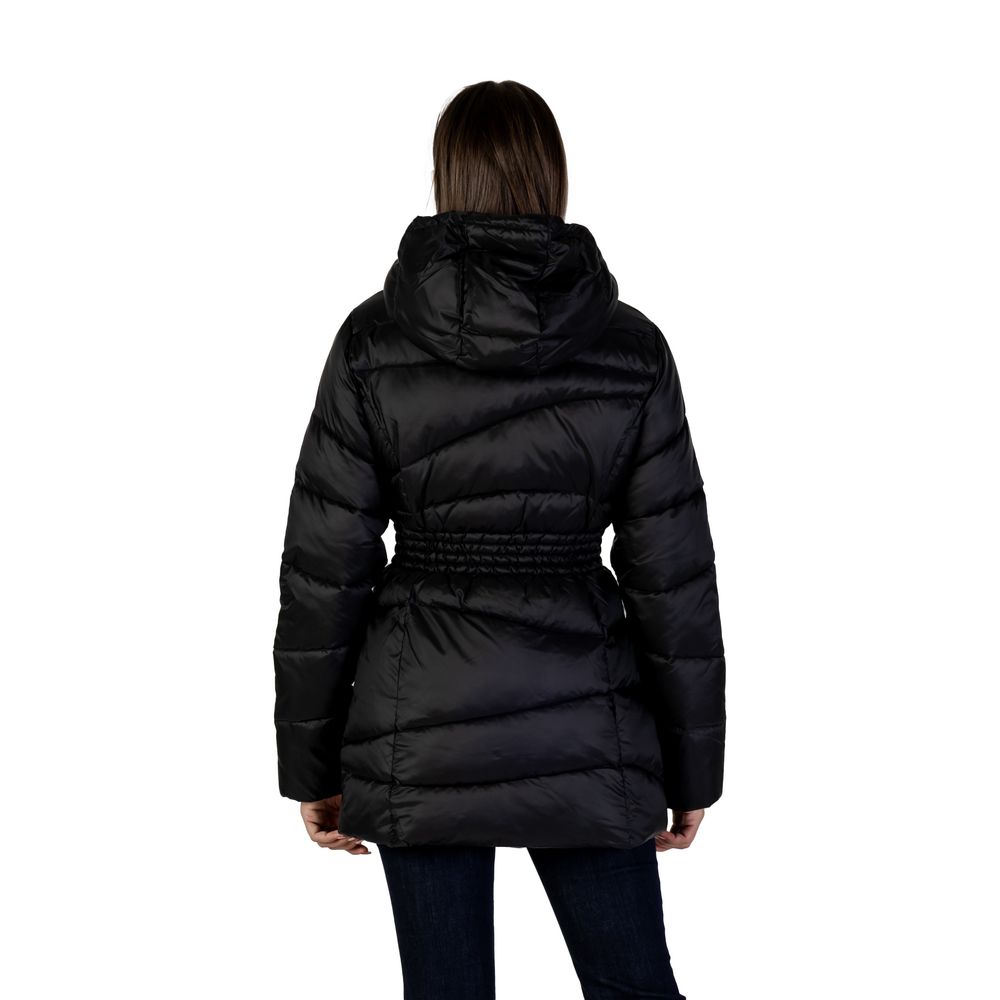 EA7 Emporio Armani Schwarzer Polyamid-Bomber-2