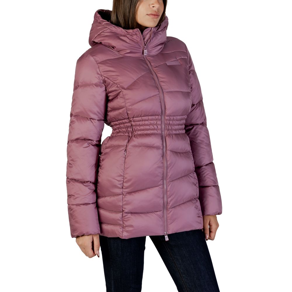 EA7 Emporio Armani Lila Polyamid Bomberjacke-3