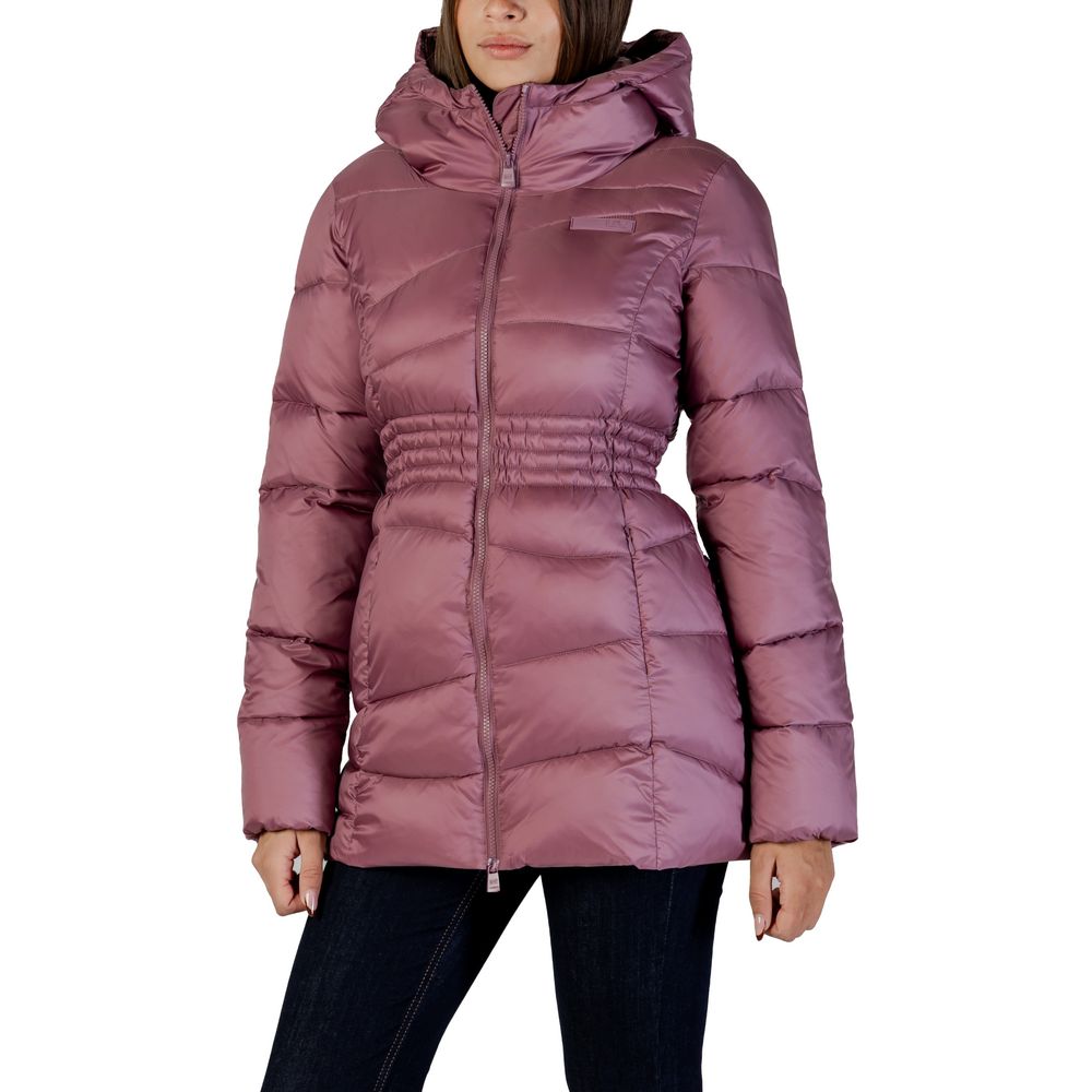 EA7 Emporio Armani Lila Polyamid Bomberjacke-4