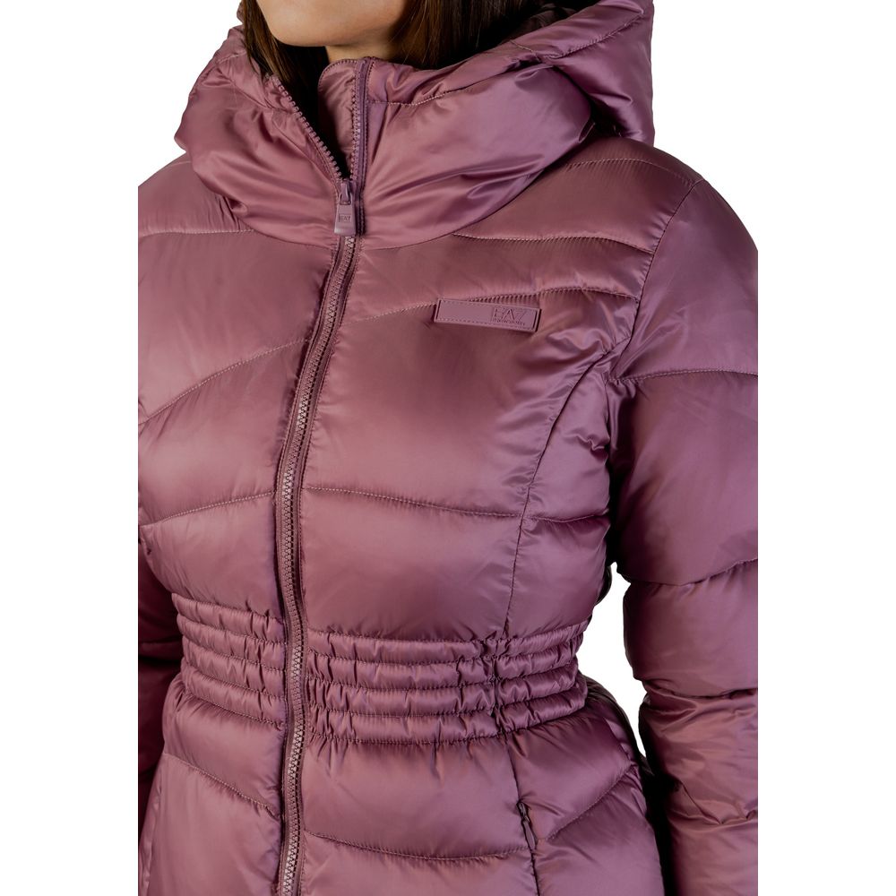 EA7 Emporio Armani Lila Polyamid Bomberjacke-5