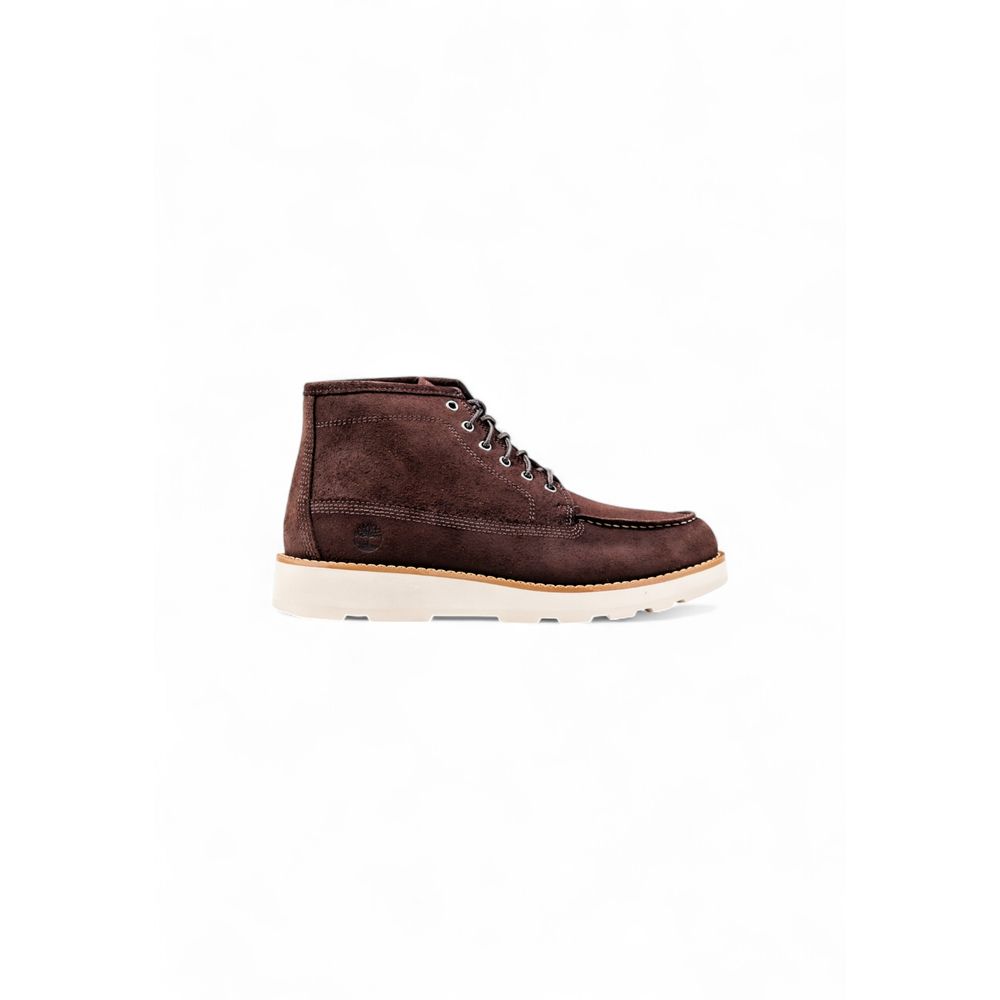 Timberland Braune Leder-Schnürstiefel