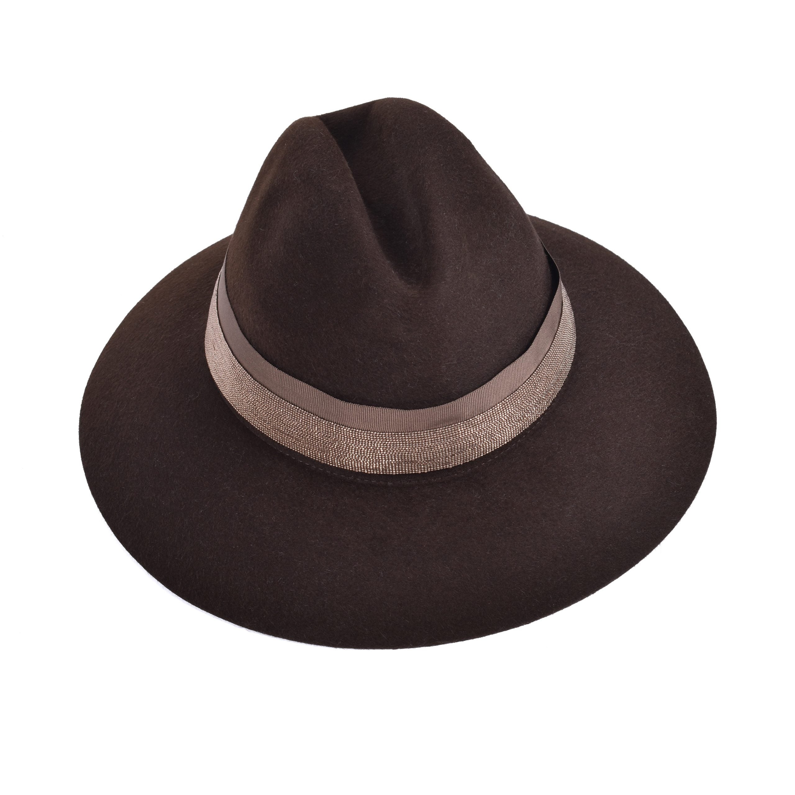 Brunello Cucinelli Brauner Filzhut