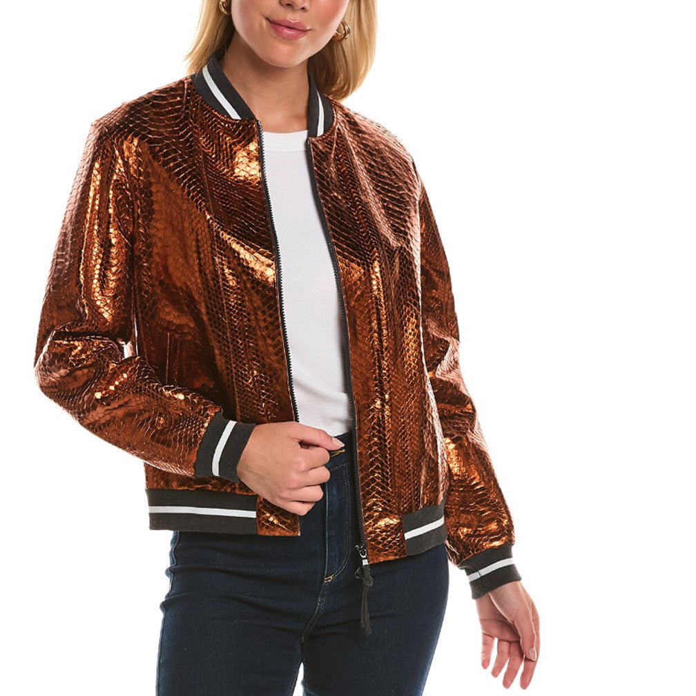 Brunello Cucinelli Braune Lederjacke