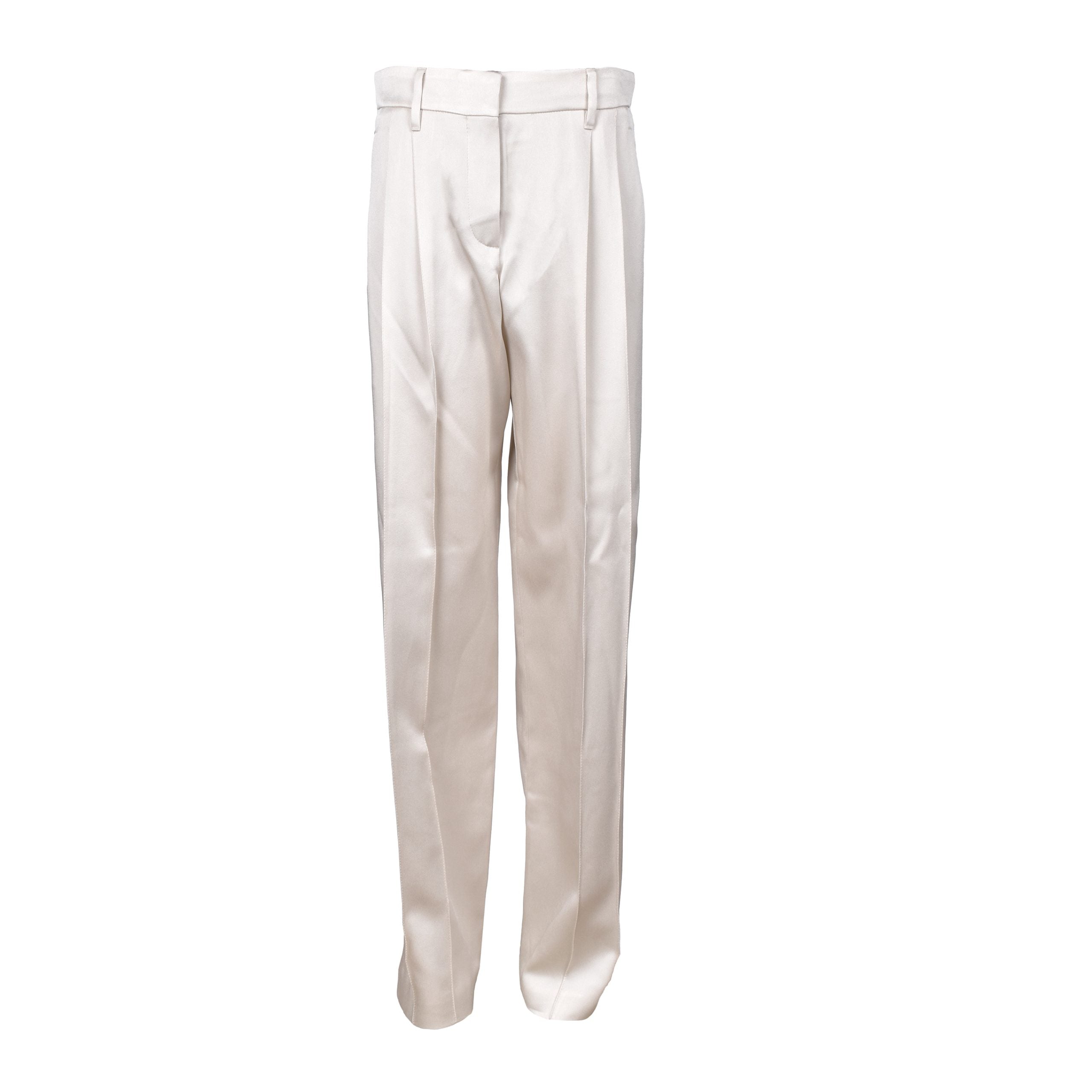 Brunello Cucinelli Gelbe Hose aus Acetat