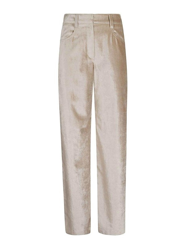 Brunello Cucinelli Pinke Baumwollhose