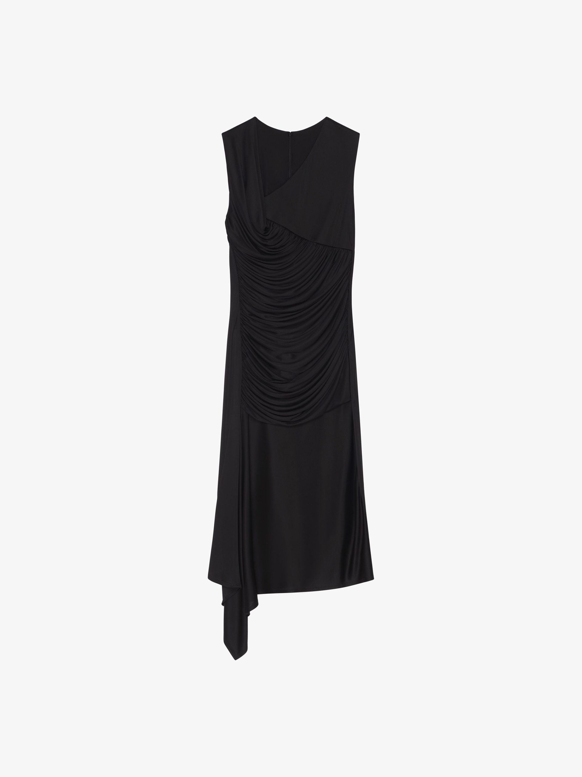Givenchy Schwarzes Cocktailkleid aus Fasern