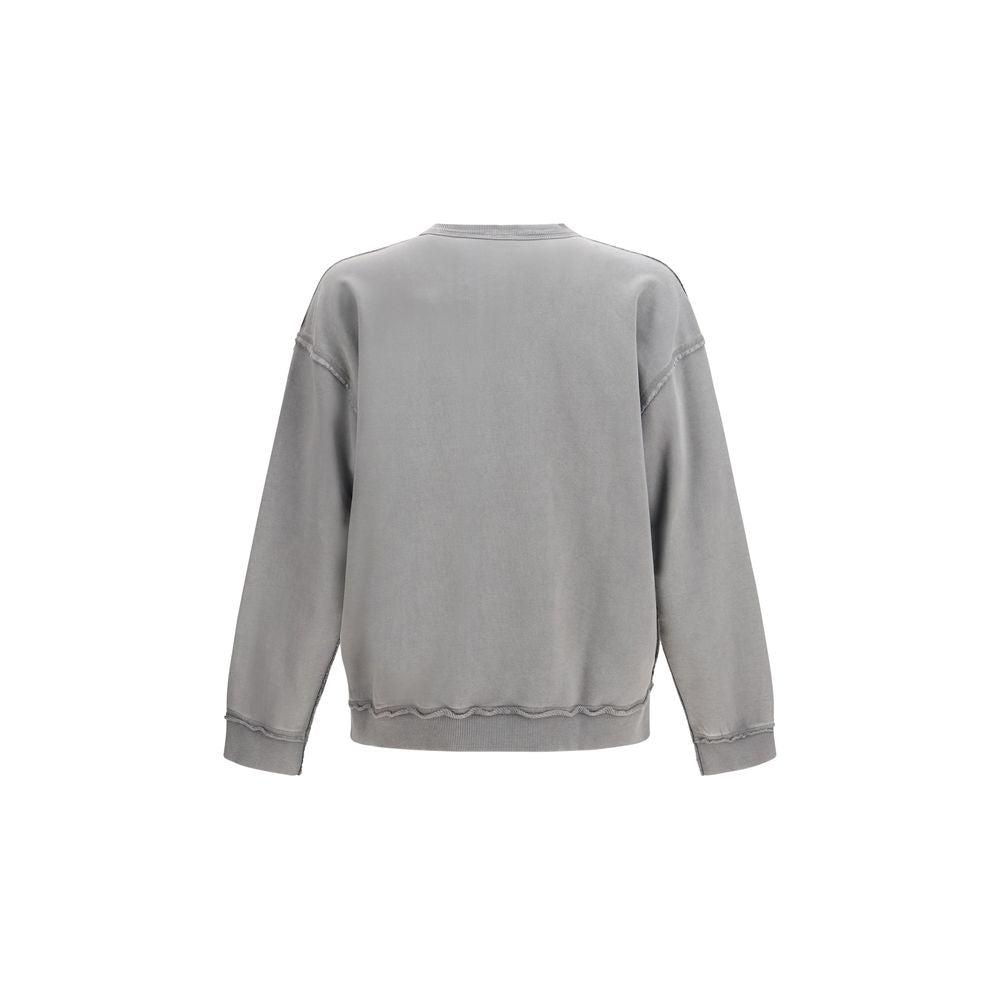 Diesel Grauer Baumwoll-Sweatshirt-2