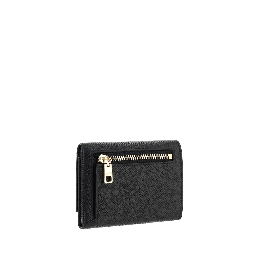 Dolce & Gabbana Black Calfskin Bos Taurus Wallet-2
