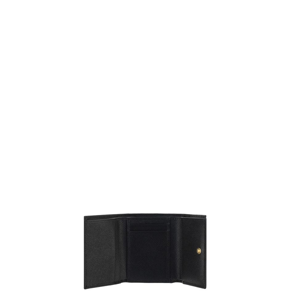 Dolce & Gabbana Black Calfskin Bos Taurus Wallet-3