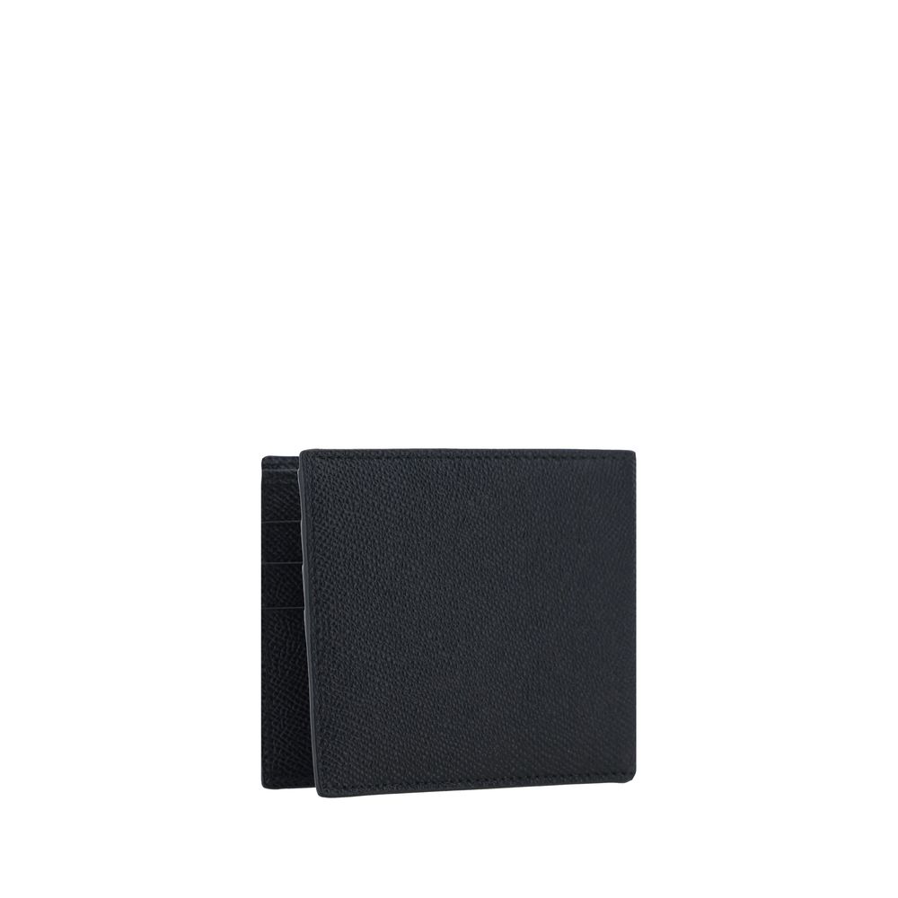 Dolce & Gabbana Black Calfskin Leather Wallet Bos Taurus-2