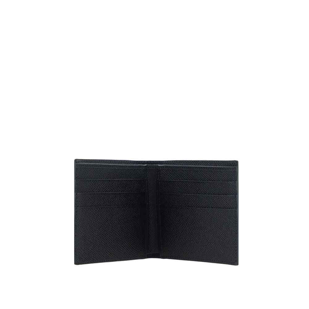 Dolce & Gabbana Black Calfskin Leather Wallet Bos Taurus-3