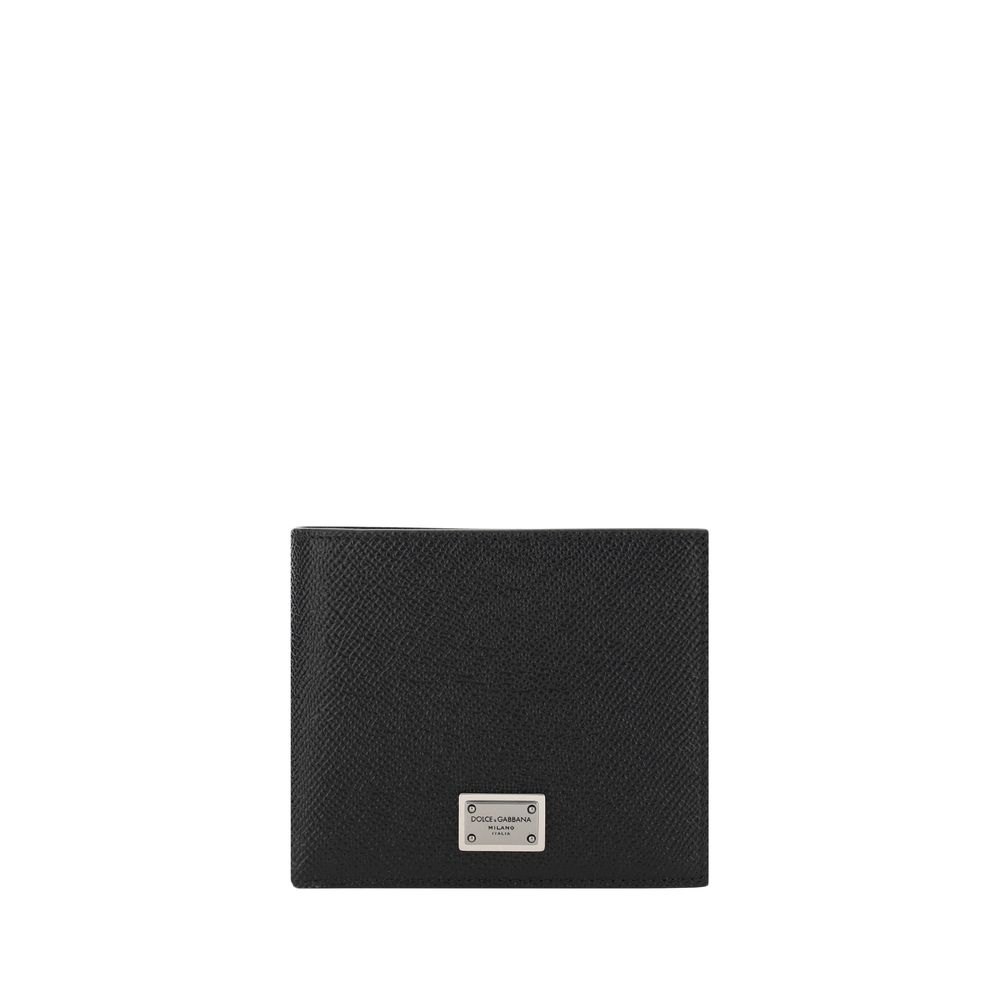Dolce & Gabbana Black Calfskin Bos Taurus Wallet-2