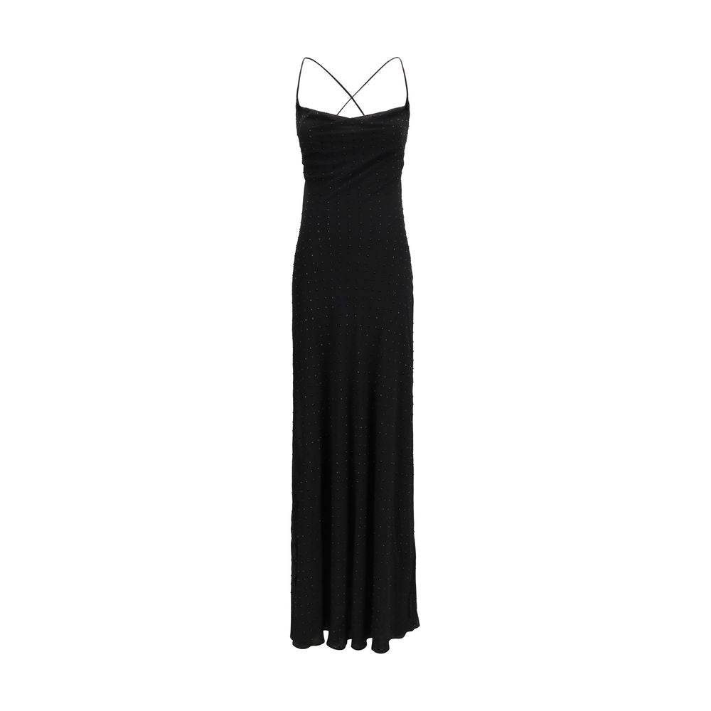 PINKO Schwarzes Freizeitkleid aus Polyester