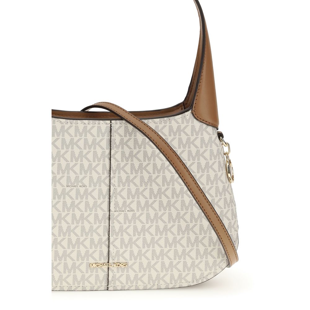 Michael Kors Beige Cotton Shoulder Bag-4