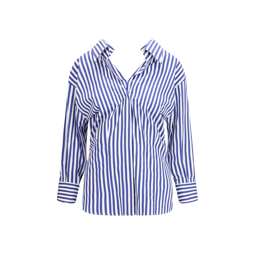 Givenchy Blaues Baumwollhemd mit Muster-1