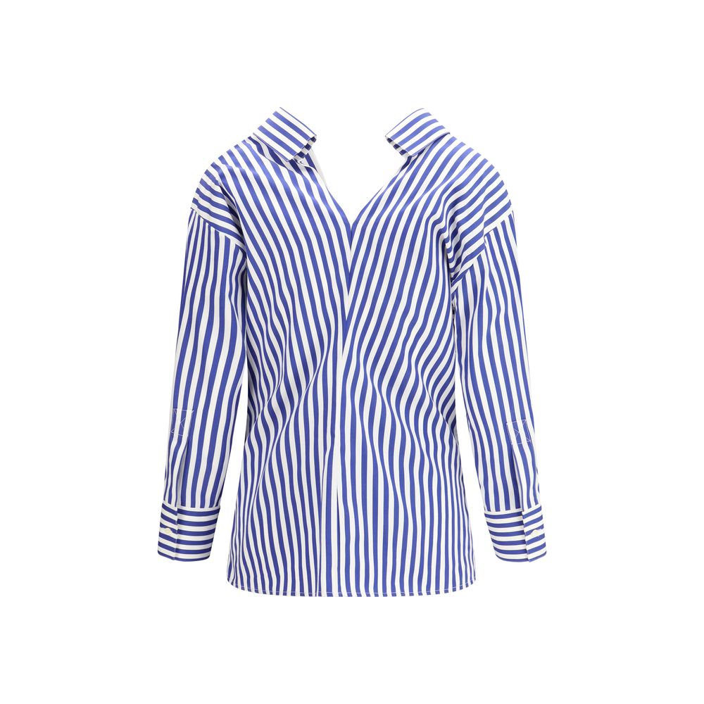 Givenchy Blaues Baumwollhemd mit Muster-2