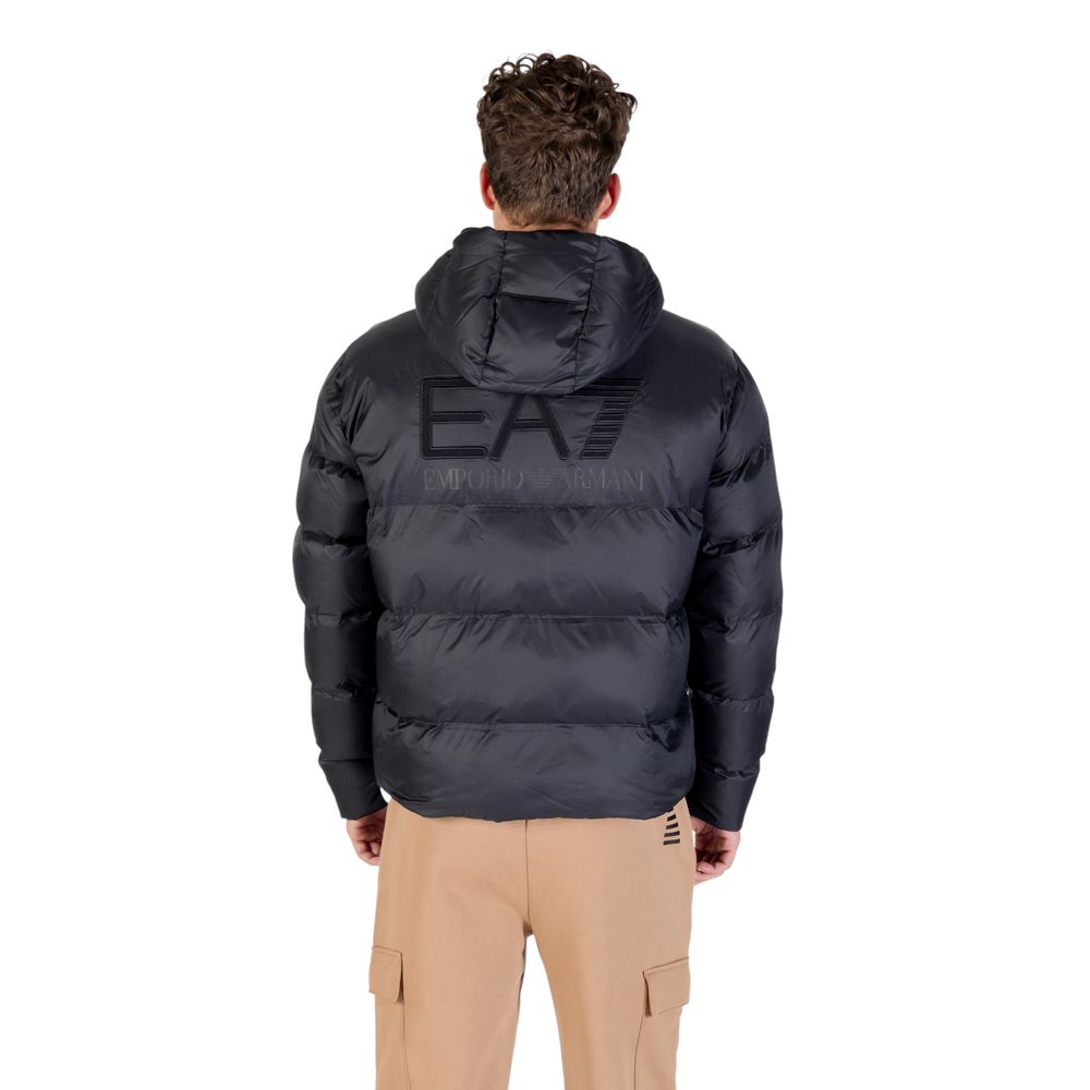 EA7 Emporio Armani Black Polyamide Bomber-2