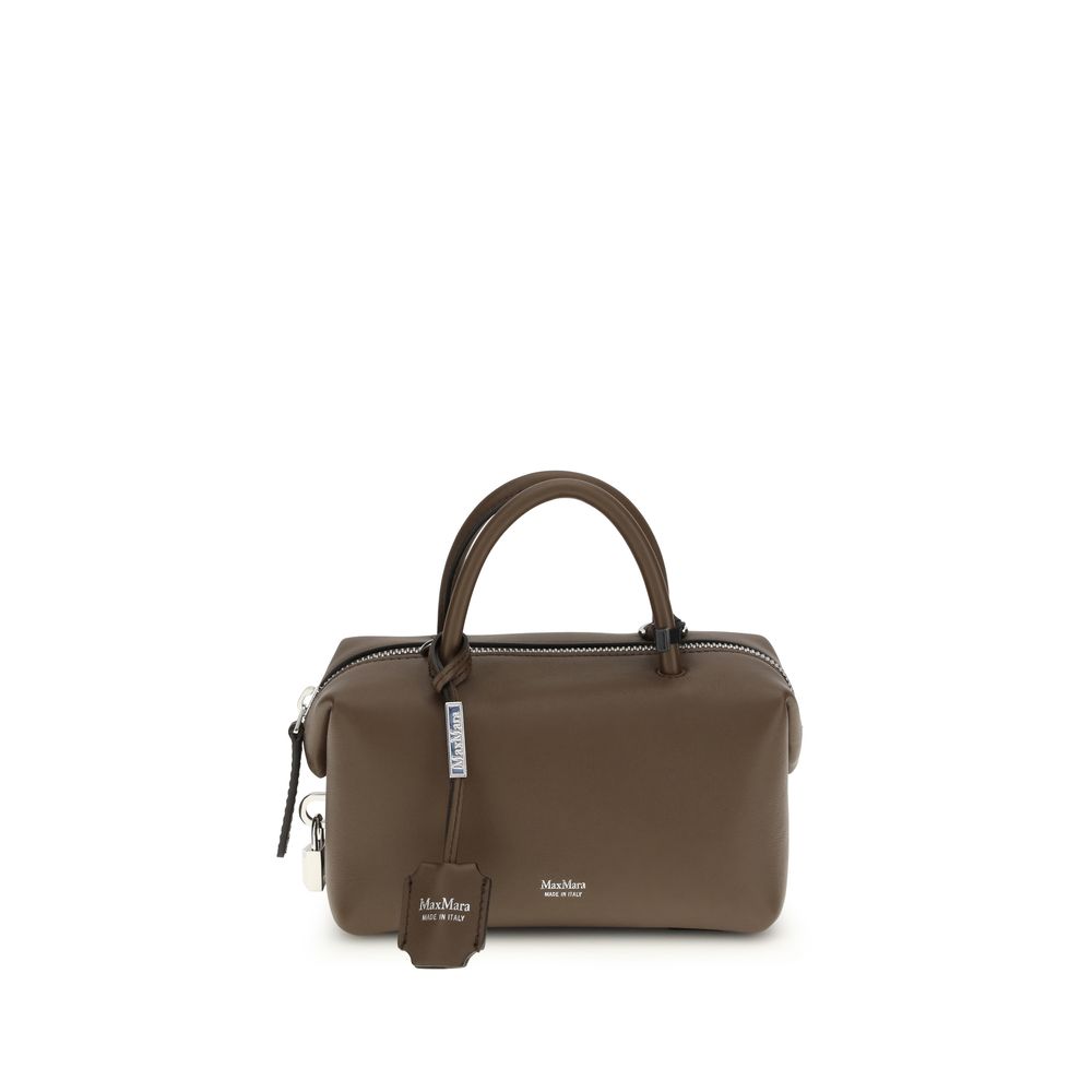 Max Mara brown calfskin Bos Taurus handbag-1