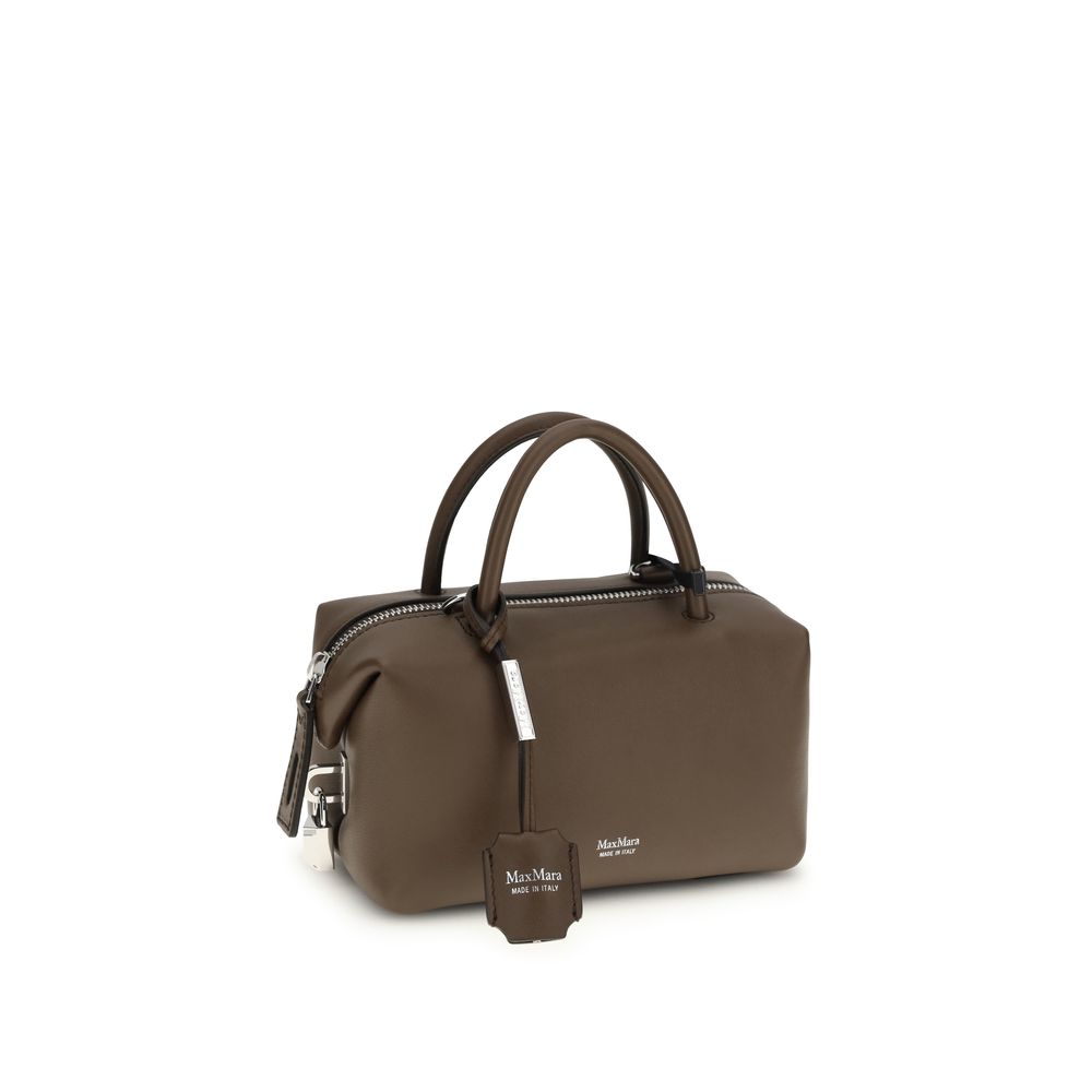 Max Mara brown calfskin Bos Taurus handbag-2