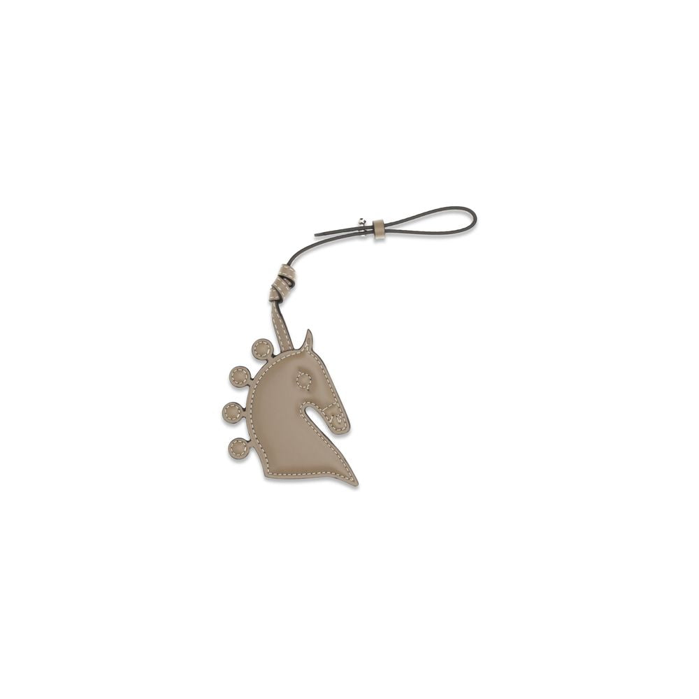 Max Mara brown calfskin key ring Bos Taurus-1
